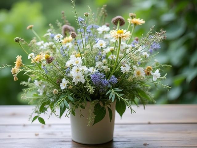 Arreglo Floral Mixto Estilo Silvestre